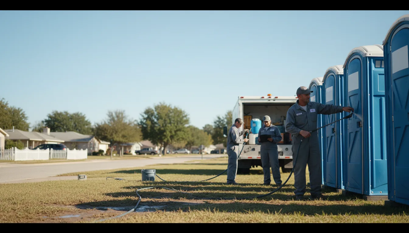 Long-Term Portable Toilet Rental in Gravette, AR near me
